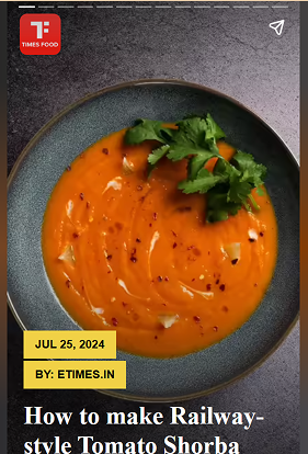 How to make Railway-Style Tomato Shorba