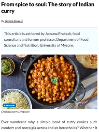From spice to soul: The story of Indian curry