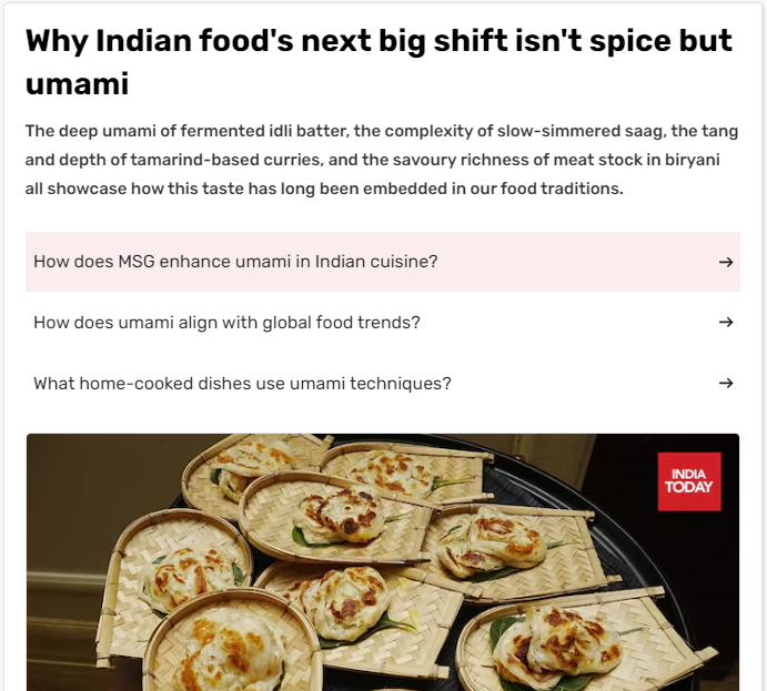 Why Indian food's next big shift isn't spice but umami