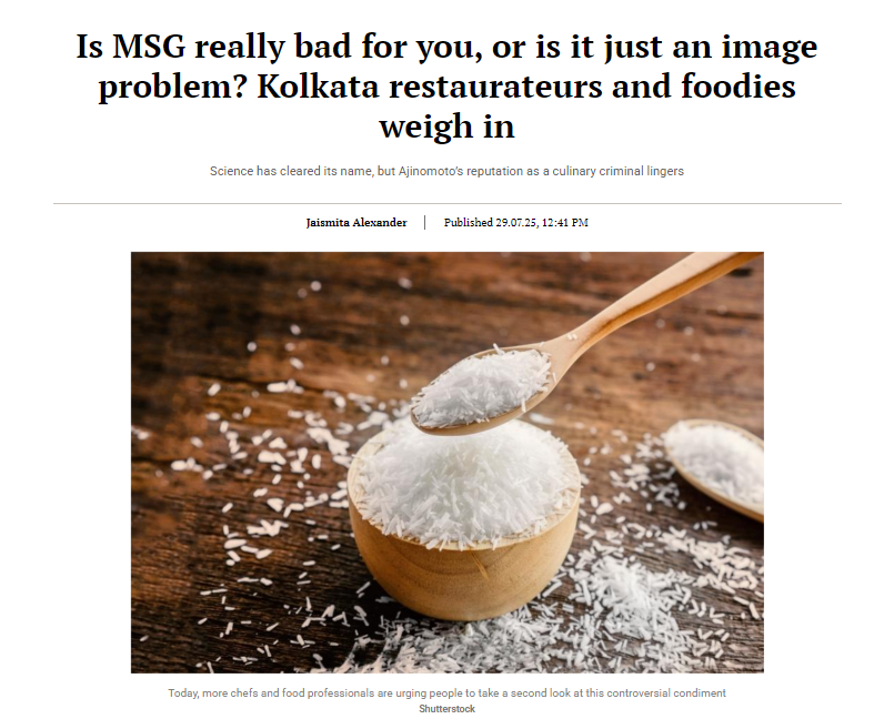 Is MSG really bad for you, or is it just an image problem? Kolkata restaurateurs and foodies weigh in
