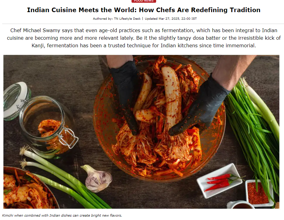 Indian Cuisine Meets the World: How Chefs Are Redefining Tradition