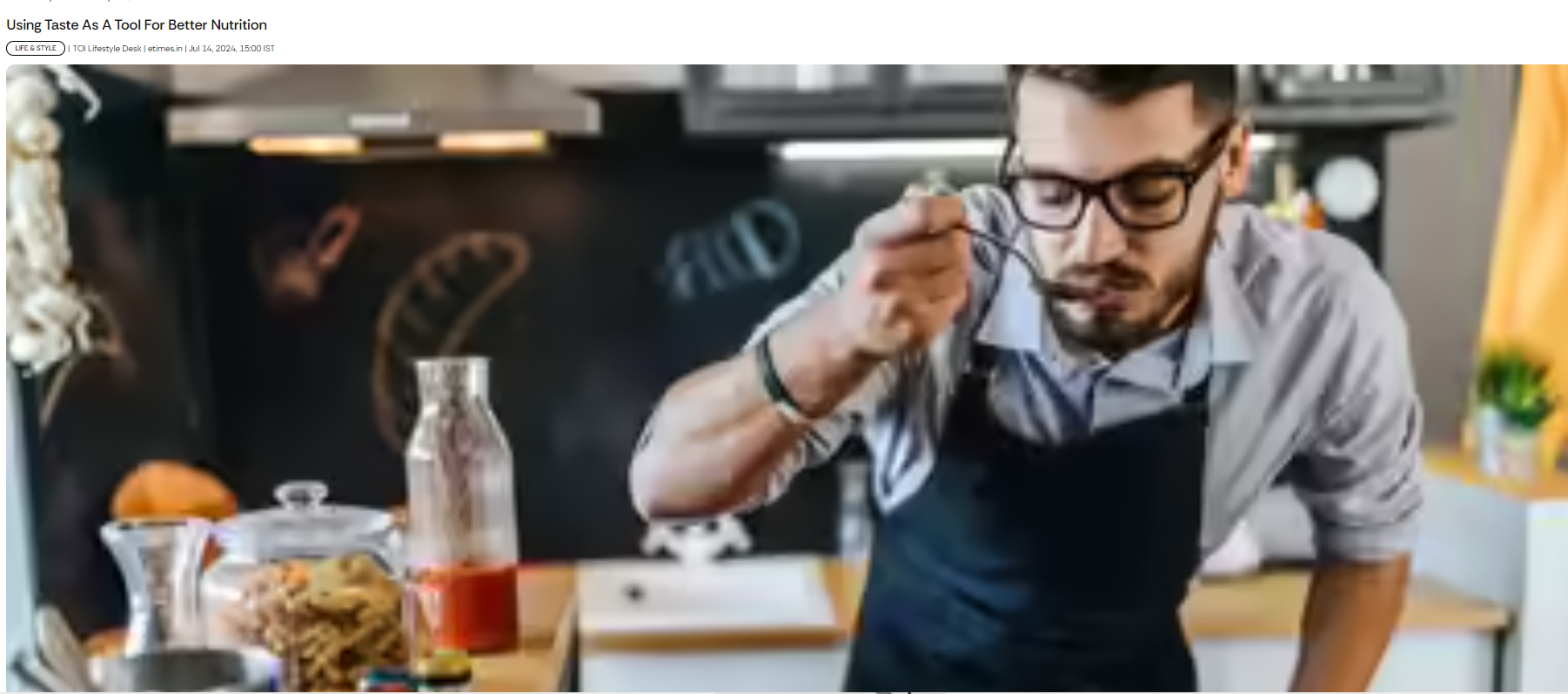 Using taste as a tool for better nutrition