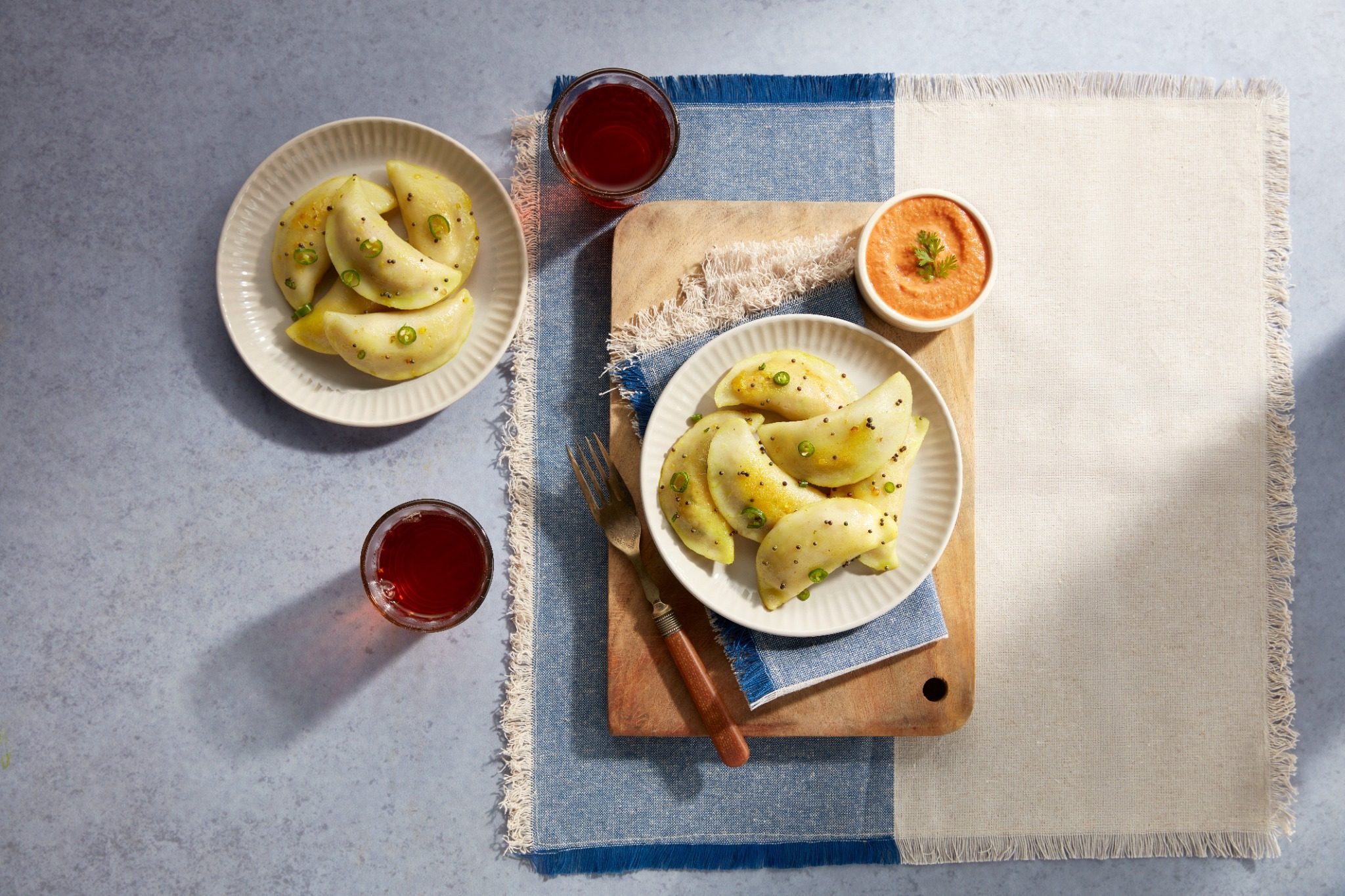 Steamed & Pan-Seared Fara