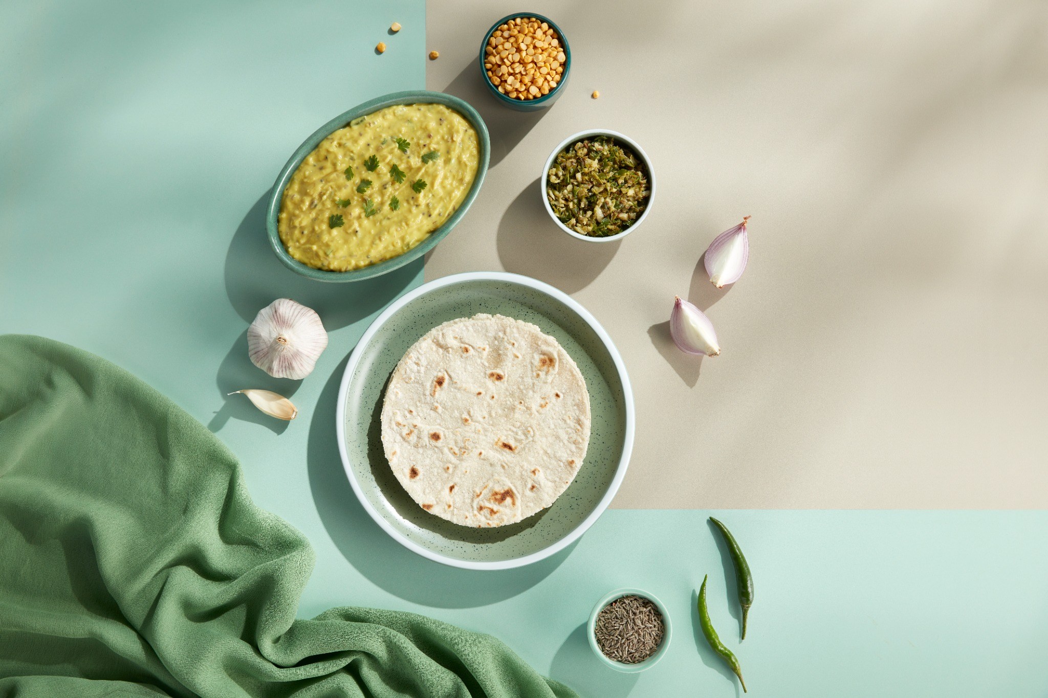 Pitla Bhakri aur Thecha