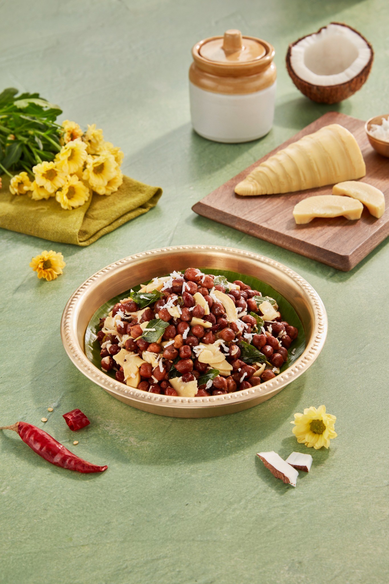 Sundal (Legume Salad or Stir-Fried Legumes)