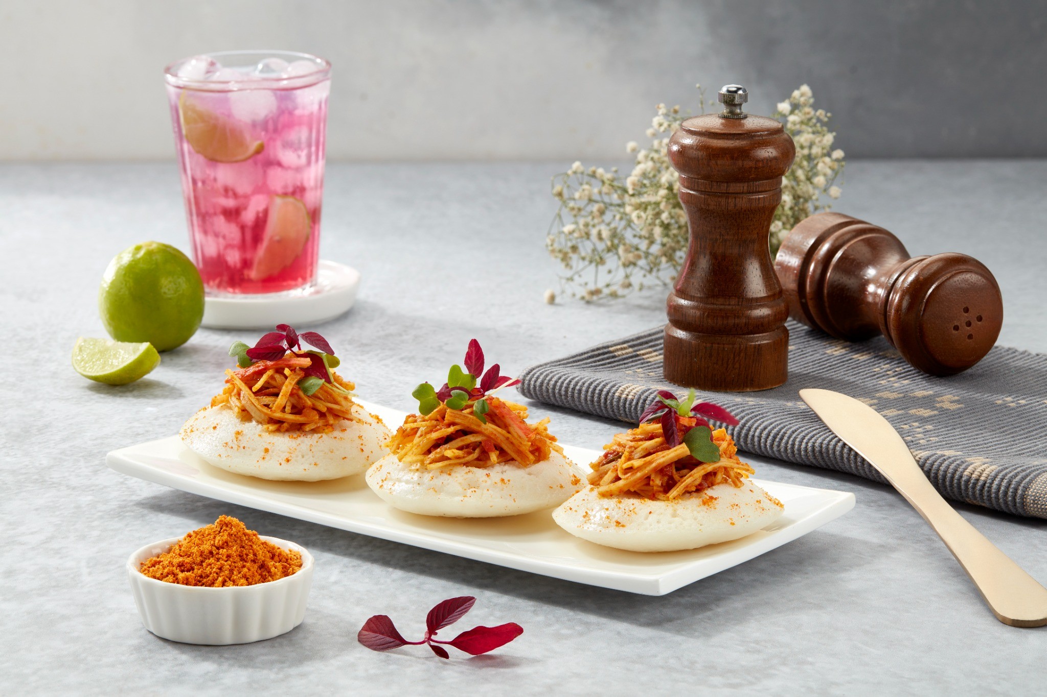 Molagapodi Ghee Poached Crab Idli