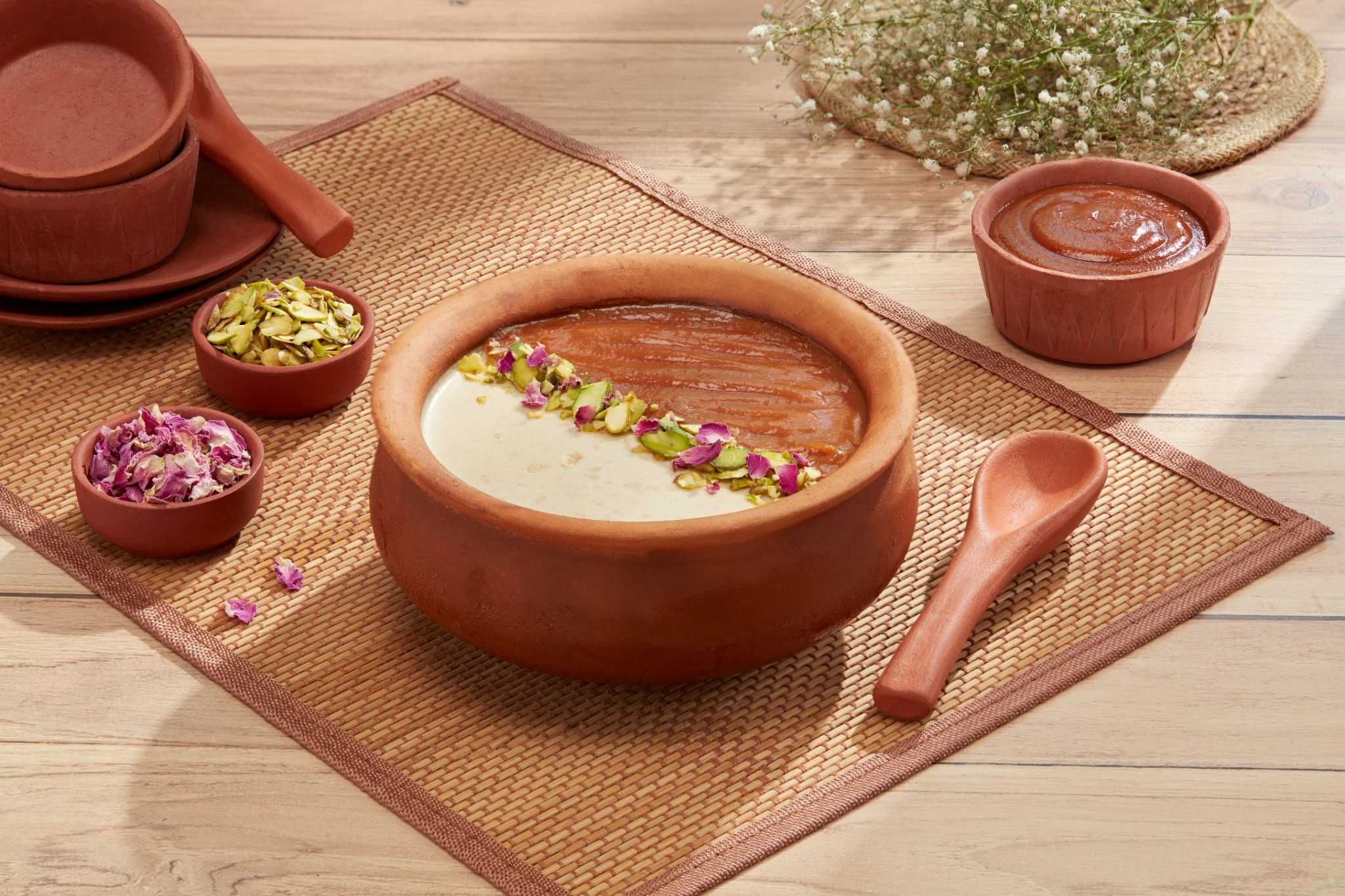 Misti Doi with Mahua–Tahini Caramel